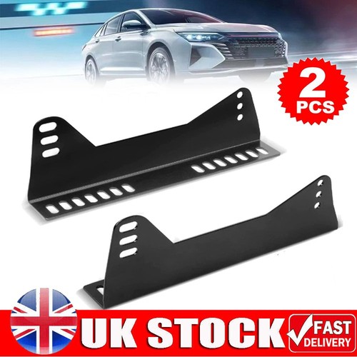 Black bucket seat side mounts - side,