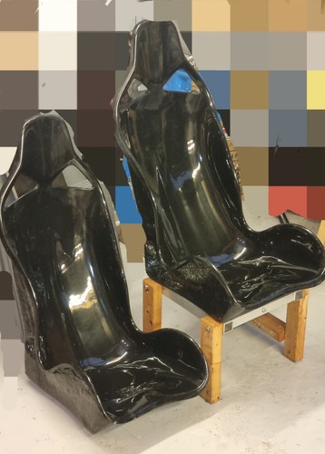 Grp black bucket seat - ., kit